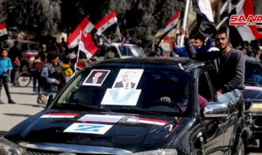 Rojava’da Rusya’ya destek gösterisi