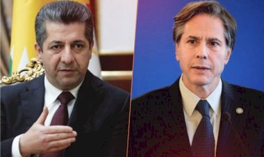 Mesrur Barzani, ABD Dışişleri Bakanı Blinken ile görüştü