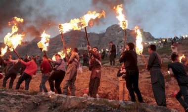 Kürdistan Bölgesi’nde Newroz ateşi 5 vilayette yakılıyor