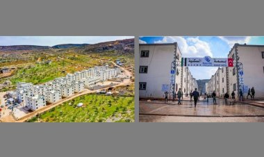 Efrin’de silahlı gruplar için Kürtlerin arazisinde konut inşa edildi