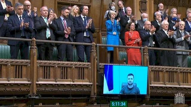 Zelenskiy, İngiliz parlamentosuna hitap etti: Pes etmeyeceğiz