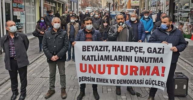 Dersim'de Halepçe, Gazi ve Beyazıt katliamları lanetlendi