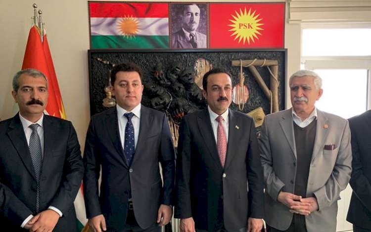 Erbil Valisi’nden PSK ve HDP’ye ziyaret