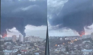 Rus füzeleri Odessa'yı hedef aldı! Dumanlar gökyüzünü kapladı!