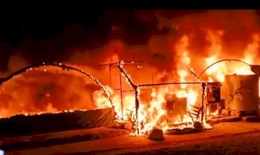 Zaho’da sığınmacı kampında yangın çıktı