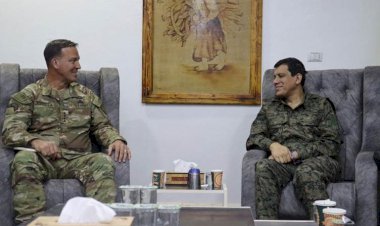 Mazlum Kobani, göreve yeni başlayan CENTCOM Komutanı ile bir araya geldi