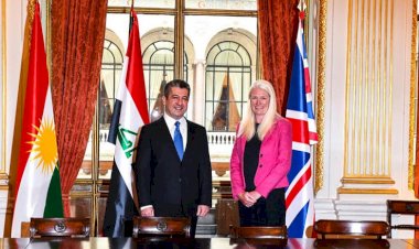 Mesrur Barzani İngiltere Devlet Bakanı ile bir araya geldi