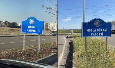 Diyarbakır’da Şengal Caddesi’nin ismi ‘Molla Gürani’ olarak değiştirildi