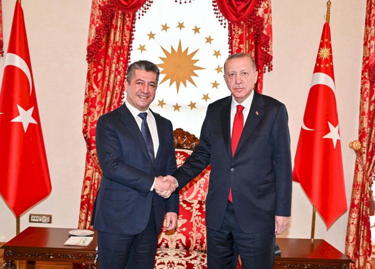 Başbakan Mesrur Barzani, Erdoğan ile görüştü