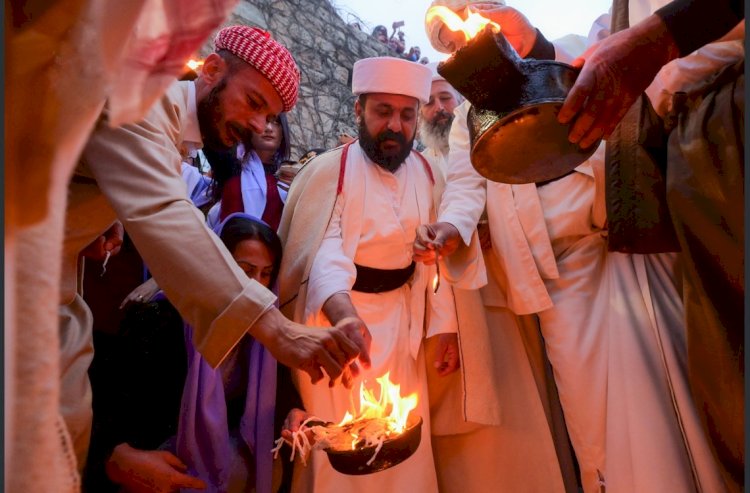 Ezidi Kürtler Çarşema Sor’u kutladı