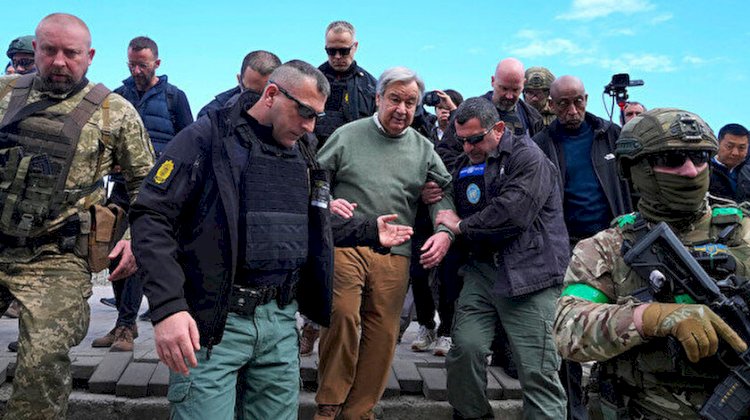 Ukrayna: Rusya, BM Genel Sekreteri’nin ziyareti sırasında Kiev'i vurdu