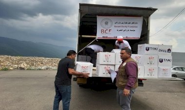 Barzani Yardım Vakfı'ndan, Amedî'de 6 bin aileye yardım