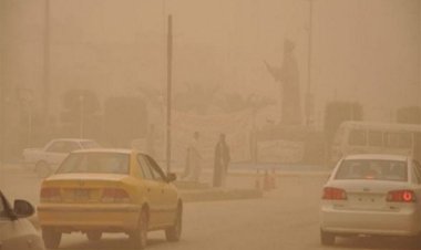 Toz fırtınası Süleymaniye'yi etkisi altına aldı
