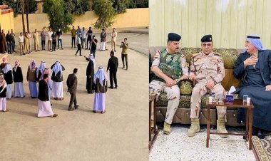 Iraklı komutanlardan Şengal’in önde gelen isimlerine ziyaret