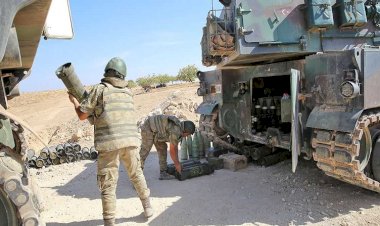 TSK ve milis gruplardan YPG’nin 7 üssüne topçu atışları