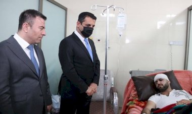 Sağlık Bakanı’ndan Süleymaniye patlamasında yaralanlara ziyaret
