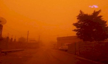 Kürdistan Bölgesi ve Irak toz bulutu altında