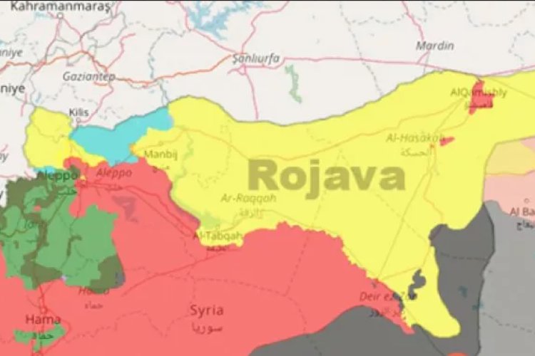 Rojava Map Names Rojava’daki 28 partiden ortak açıklama - KRDNews - Kurdistan Haber Sitesi