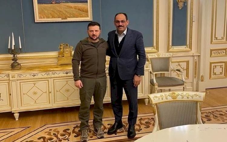 İbrahim Kalın Kiev’de Zelenskiy ile görüştü