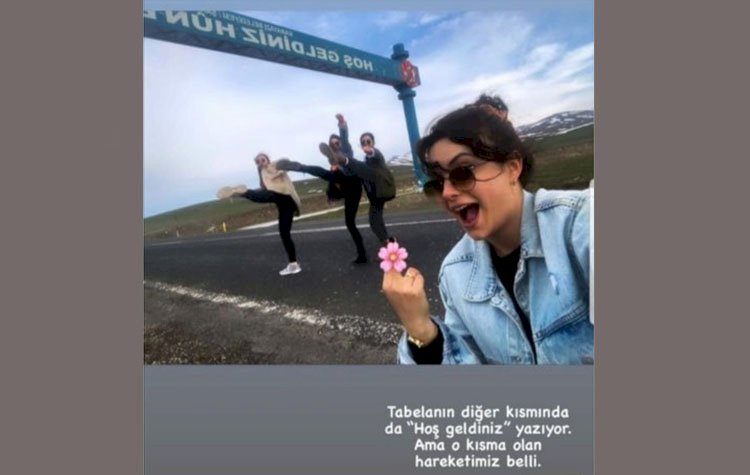 Öğretmenlerin Kürtçe tabela önündeki ırkçı paylaşımına soruşturma