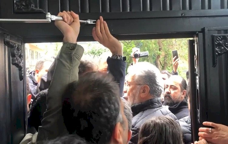 HDP Genel Merkezi önünde gerginlik