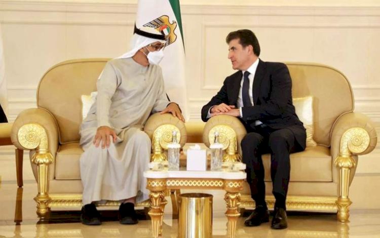 Başkan Neçirvan Barzani, beraberindeki üst düzey heyetle BAE’de