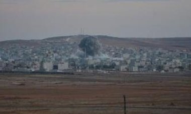 Kobane ve Menbıc'ın Köylerine bombardıman