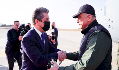 Kazimi, Erbil saldırısı sonrası Başbakan Mesrur Barzani'yi aradı