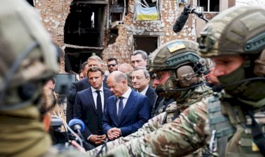 Almanya, Fransa ve İtalya liderleri, Kiev'de