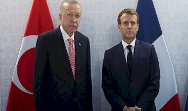Erdoğan, Fransa Cumhurbaşkanı Macron ile görüştü