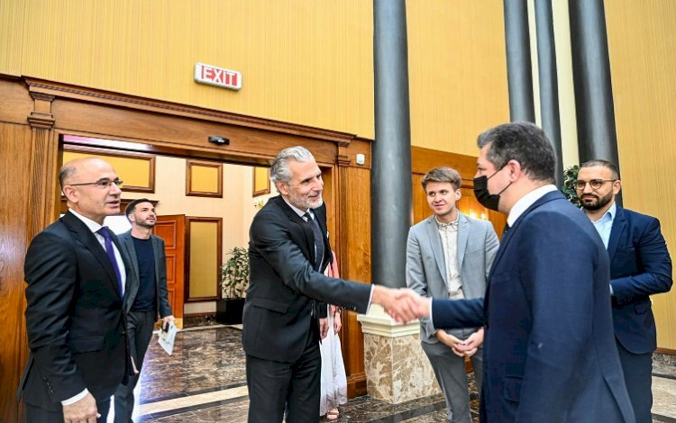 Mesrur Barzani ile Alman heyeti arasında görüşme!