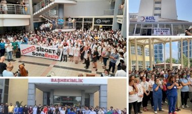 Doktor Ekrem Karakaya’nın öldürülmesinin ardından sağlıkçılar iş bıraktı