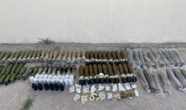 Irak ordusu Şengal’de ağır silah taşıyan bir otomobile el koydu.