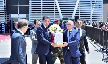 Neçirvan Barzani, Zaho'da hayatını kaybedenler için düzenlenen törene katıldı