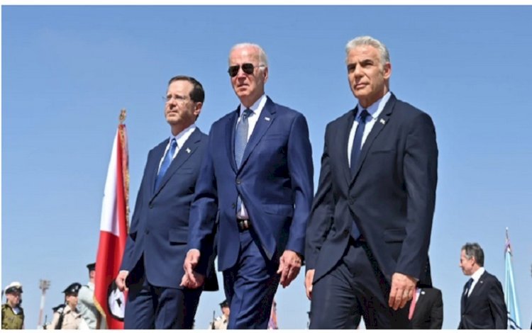 ABD Başkanı Joe Biden İsrail'de