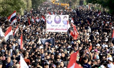 IRAK - Koordinasyon Çerçevesi destekçileri süresiz oturma eylemi başlattı