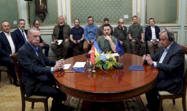 Erdoğan, Zelenskiy ve Guterres'ten üçlü görüşme