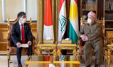 Başkan Barzani, Japonya’nın Bağdat Büyükelçisi kabul etti