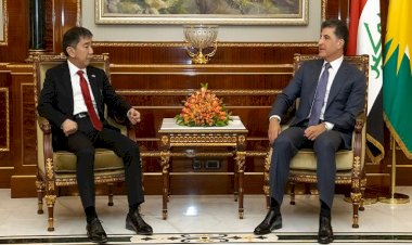 Neçirvan Barzani, Japon büyükelçiyi kabul etti