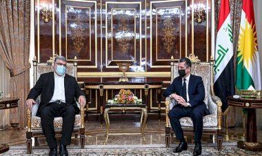 Başbakan Mesrur Barzani Batı Azerbaycan Valisi'ni kabul etti