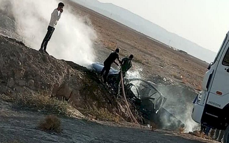 Türkiye’ye ait SİHA, PKK mensuplarının aracını hedef aldı