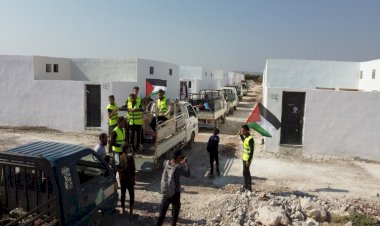 Filistinliler, Türkiye merkezli dernek aracılığıyla Efrin’de konut yaptırdı