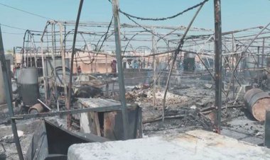 Zaho’da Ezidilerin barındığı kampta yangın çıktı