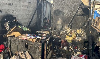 Erbil’de Ezdilerin kaldığı Herşem Kampı’nda yangın