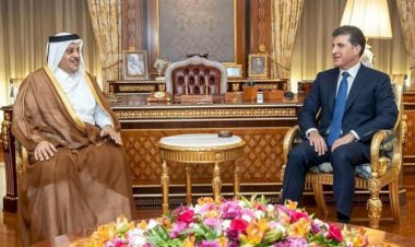 Neçirvan Barzani, Katar’ın Bağdat Büyükelçisi Al Sulaiti’yi kabul etti