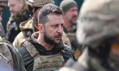 Zelenskiy, Kiev'de trafik kazası geçirdi