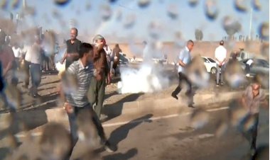 Cudi'ye yürümek isteyenler tazyikli su ve gaz bombaları ile engellendi