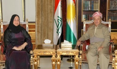 Başkan Barzani, Parlamento Başkanı’yla anayasanın yazımını görüştü