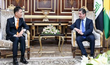 Mesrur Barzani, Güney Kore’nin yeni başkonsolosunu kabul etti