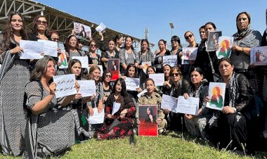 Başkent Erbil’de Doğu Kürdistan’a destek gösterisi